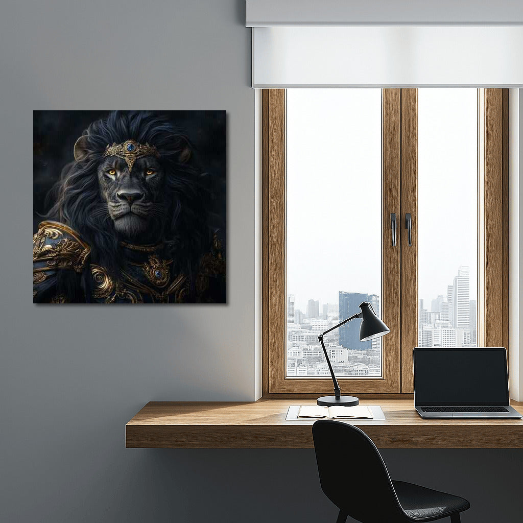 Royal Lion in Armor: Fantasy Magic from Lion King 3