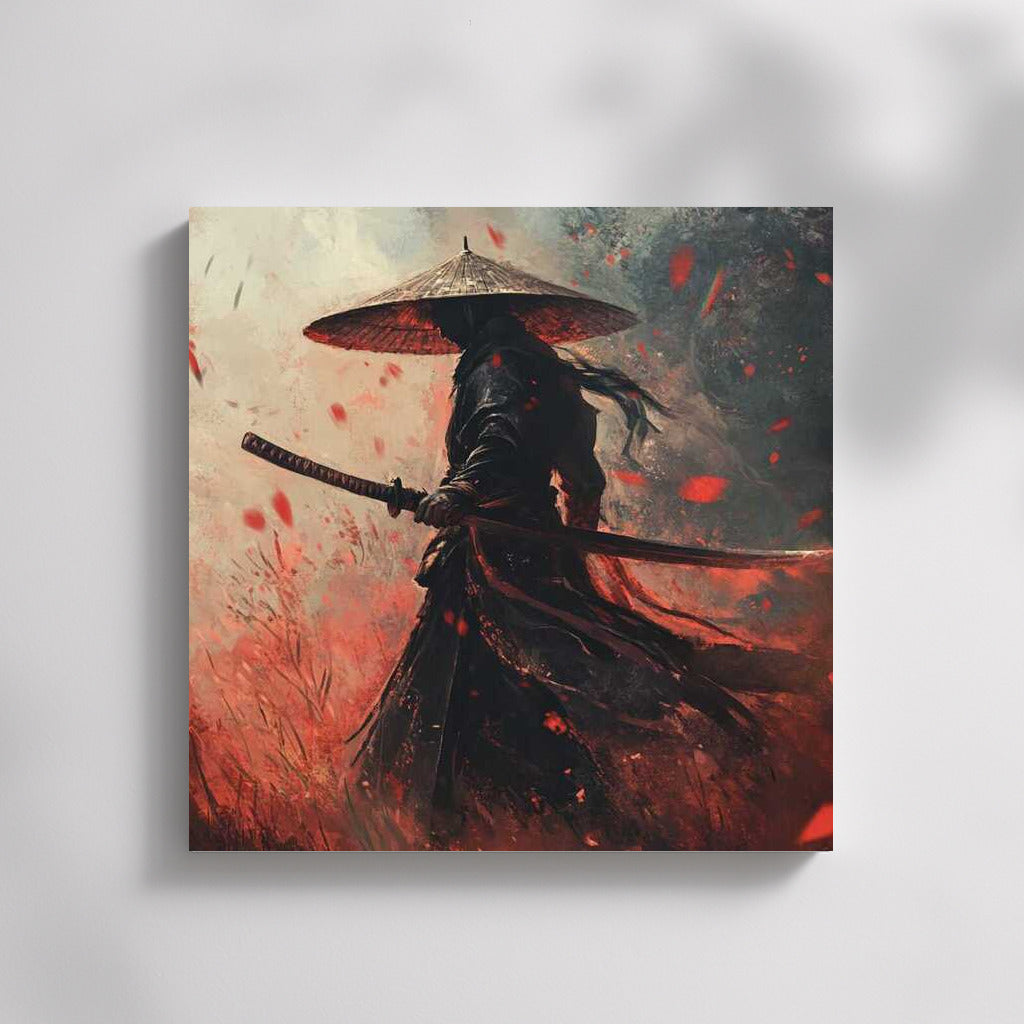 Ronin in the Fantasy Vortex: The Mysterious Warrior Among the Petals