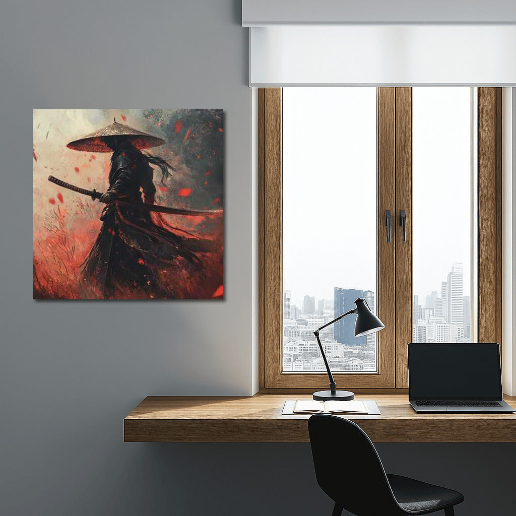 Ronin in the Fantasy Vortex: The Mysterious Warrior Among the Petals