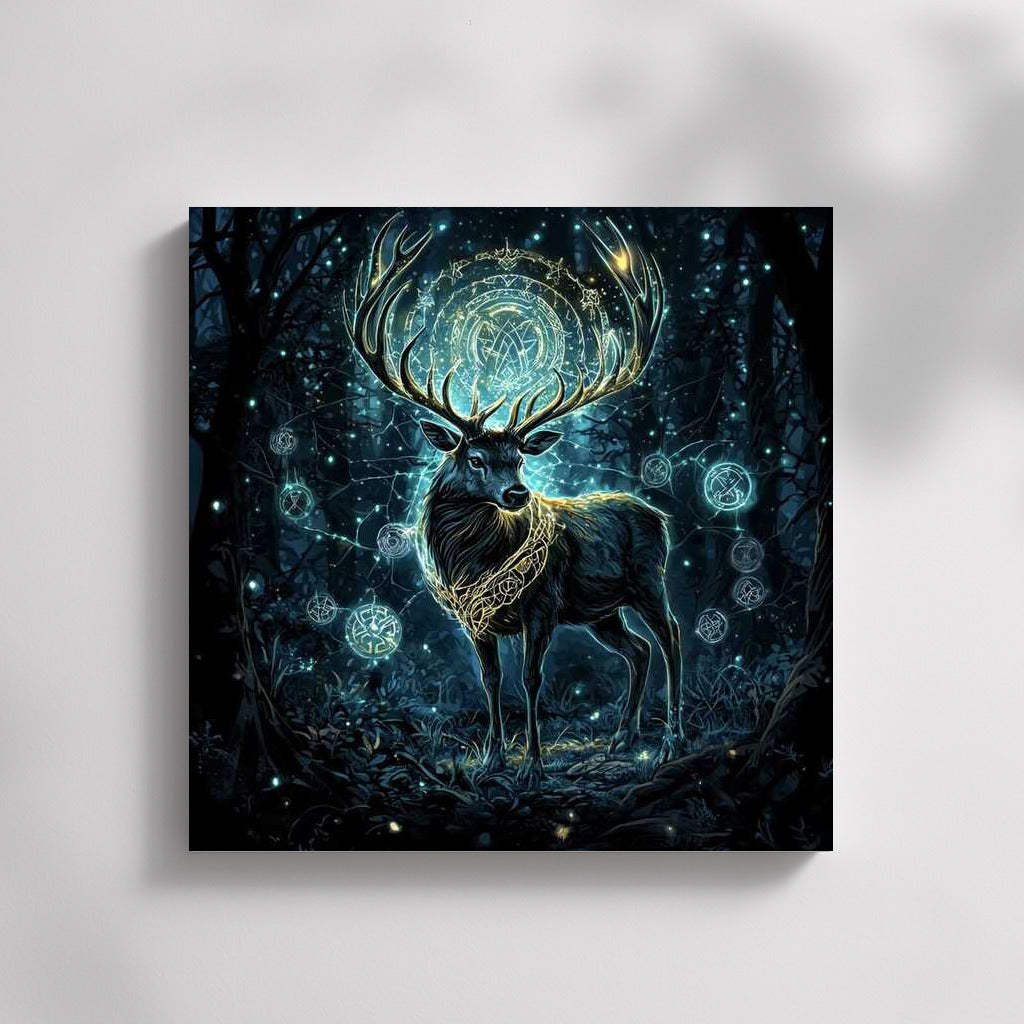 Fantasy Majestic Deer: Light of Enchantment