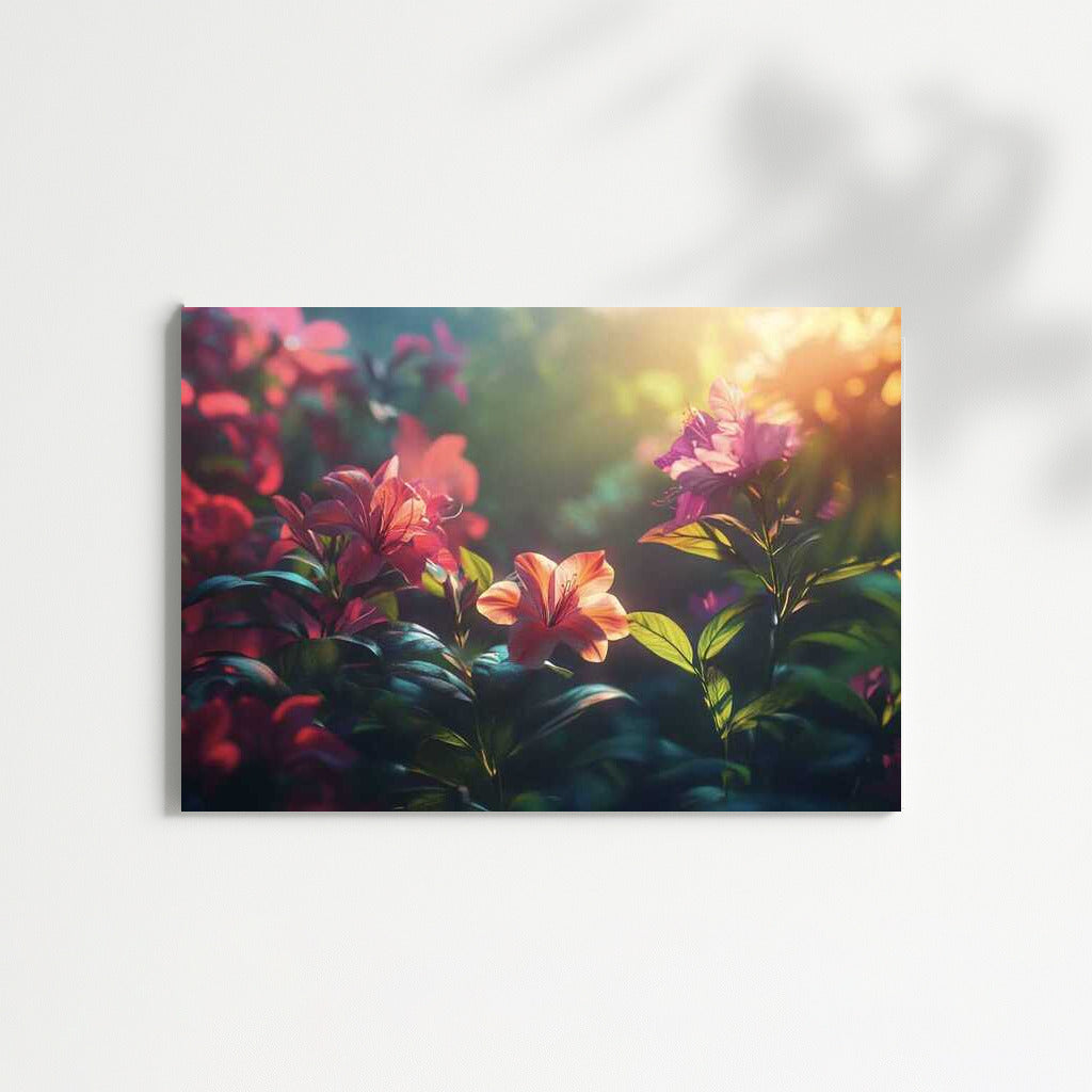 Magical Garden of Lilies and Azaleas: Floral Fantasy