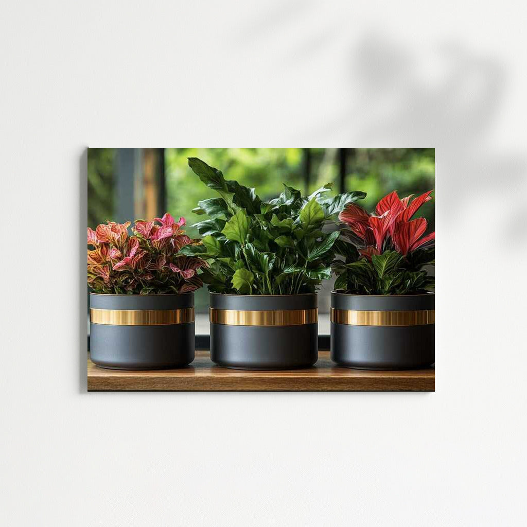 Calathea in Art Deco Style: Elegance and Natural Grace