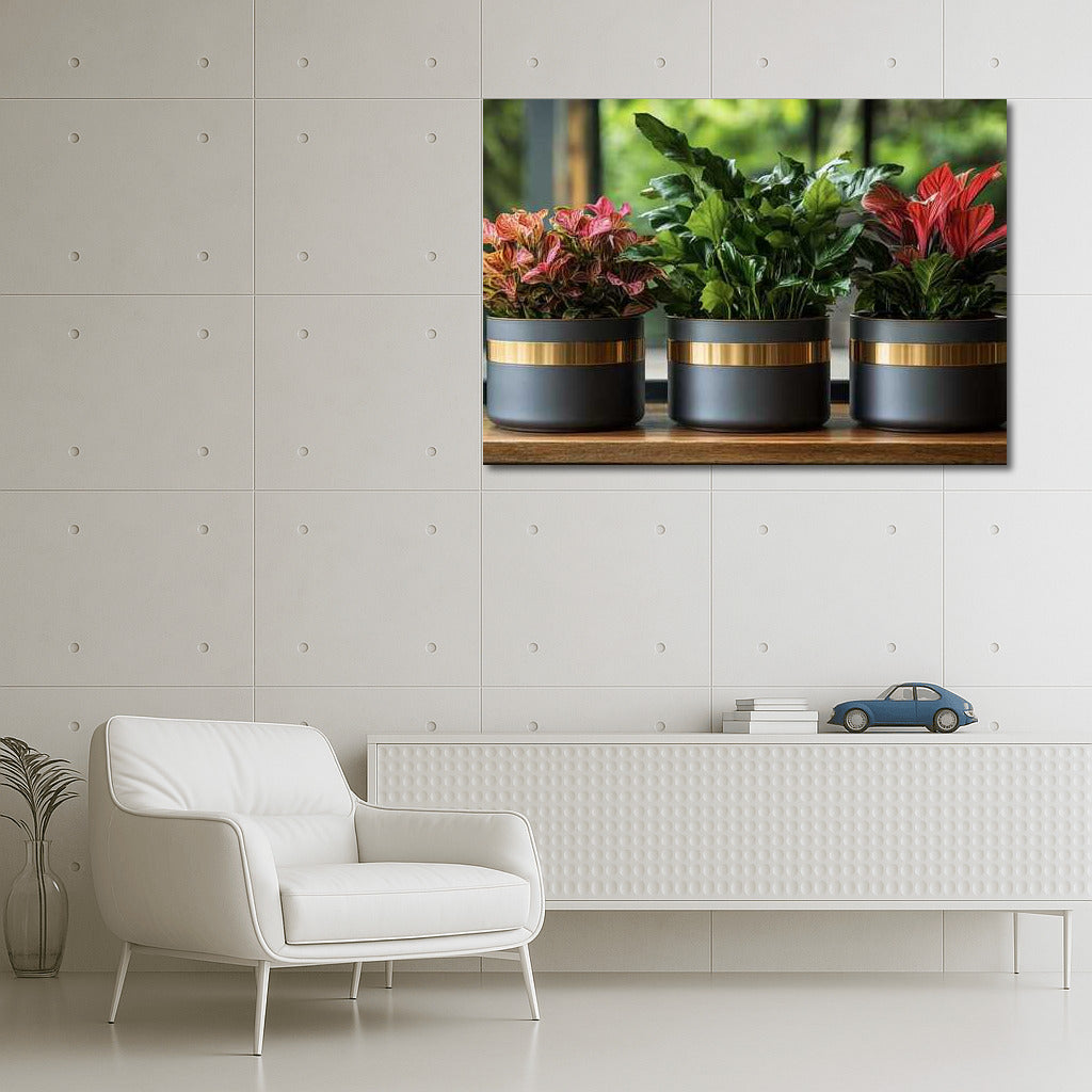 Calathea in Art Deco Style: Elegance and Natural Grace