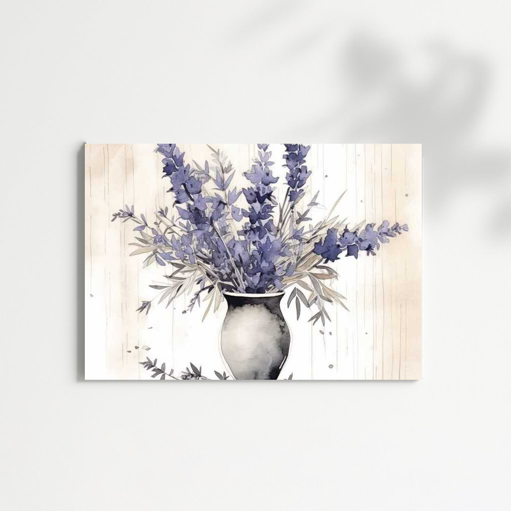 Lavender Grosso in a Tall Vase: Delicate Flowers for Comfort and Tranquility