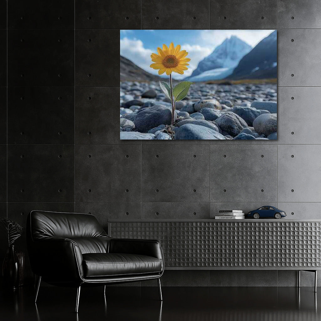 The Majesty of the Mountains and the Beauty of the Sunflower: The Natural Power of Flowers
