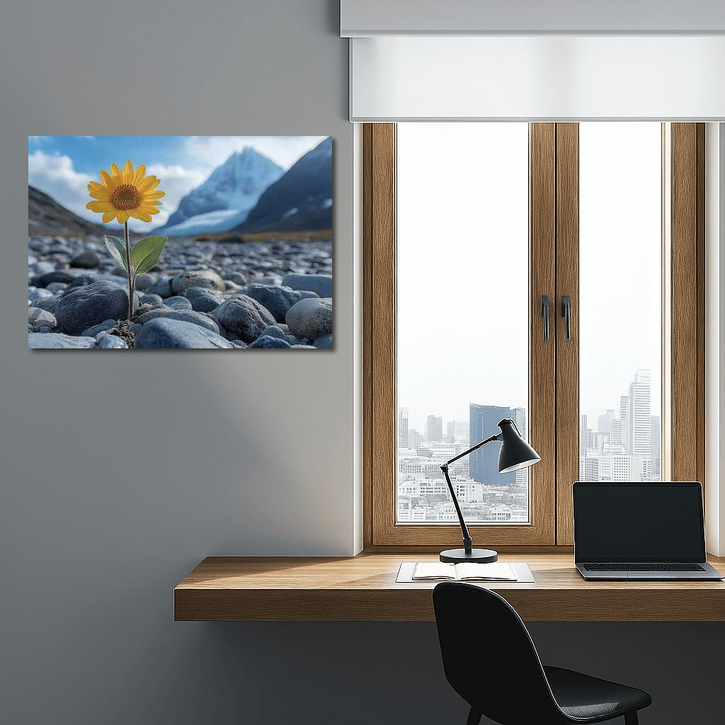 The Majesty of the Mountains and the Beauty of the Sunflower: The Natural Power of Flowers