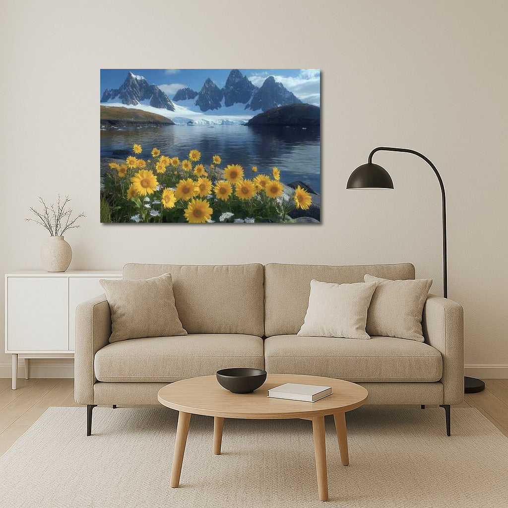 Mountain Sunflowers: Natural Beauty at the Foot of the Alps