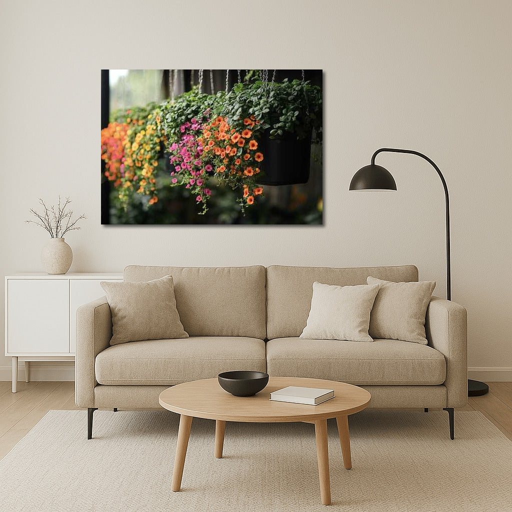 Bright Petunias in Pots: Floral Freshness for the Interior