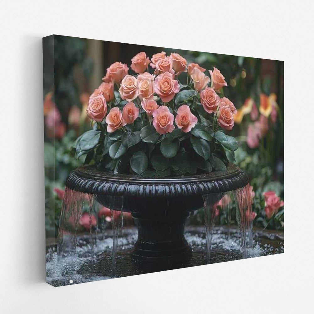 Velvet Hybrid Tea Roses: Floral Symphony