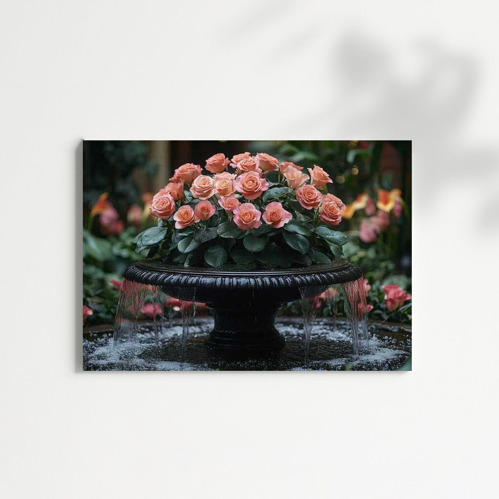 Velvet Hybrid Tea Roses: Floral Symphony