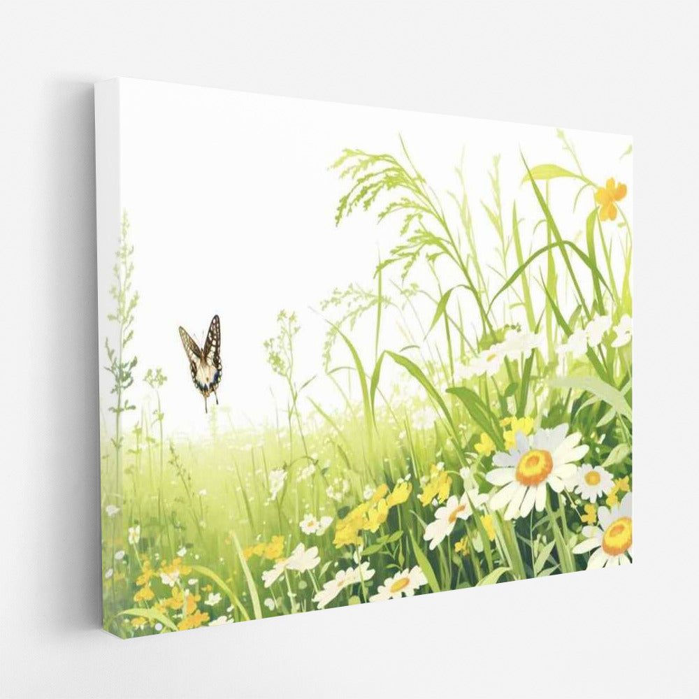 Daisy Symphony: Wildflowers 2 with Butterfly