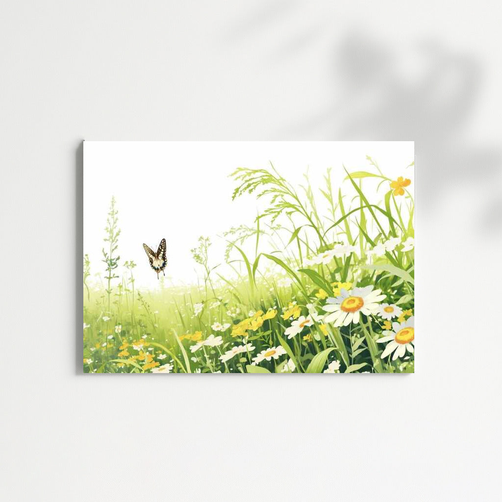 Daisy Symphony: Wildflowers 2 with Butterfly