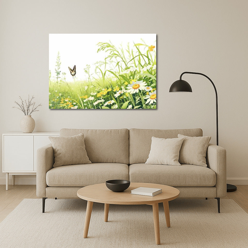 Daisy Symphony: Wildflowers 2 with Butterfly