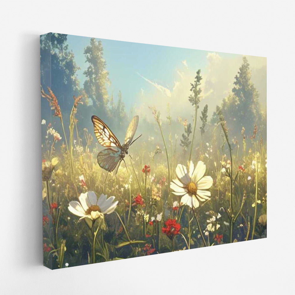 Flower Symphony: Daisies and Wild Flowers