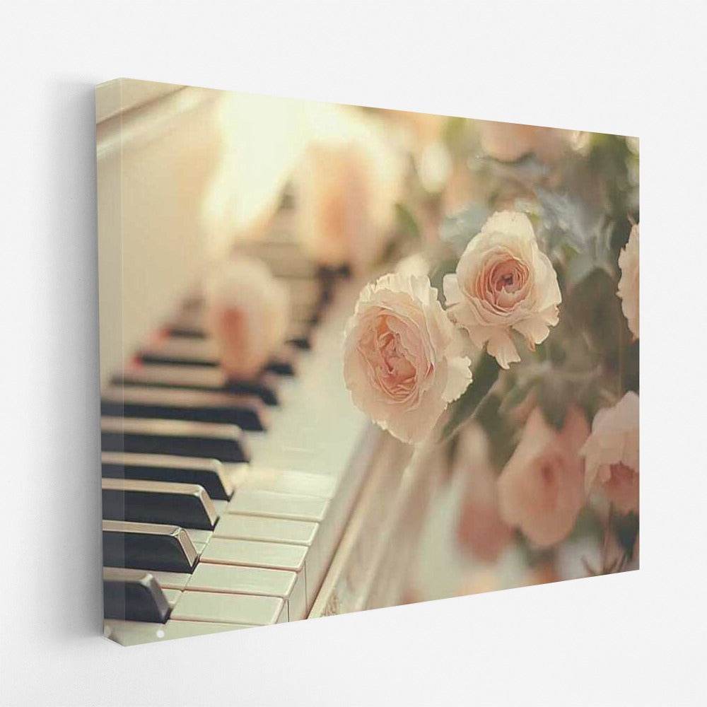 Melody of Roses: Piano Flowers 1