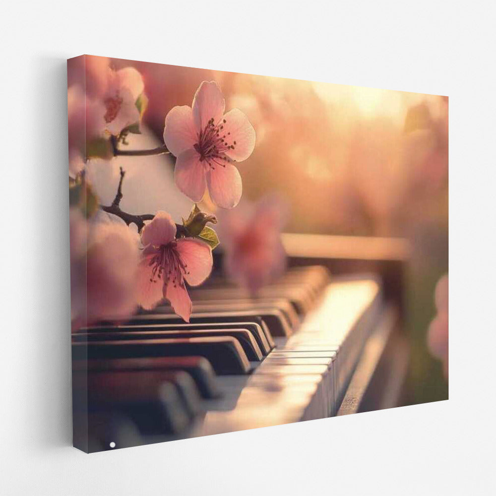 Sakura Flowers and Piano Melody: Inspiration and Comfort