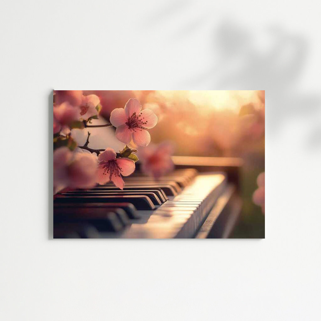 Sakura Flowers and Piano Melody: Inspiration and Comfort