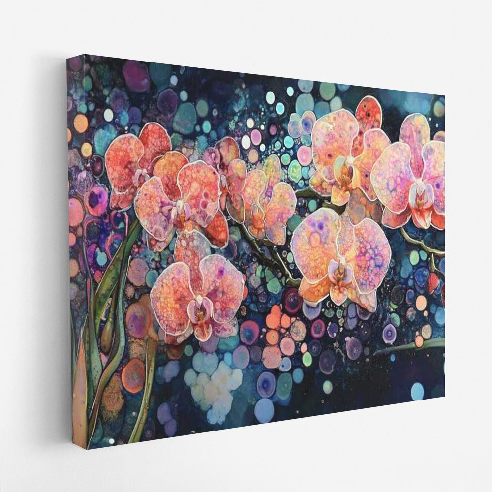 Hypnotic Vortex: Phalaenopsis Orchids in a Floral Dance