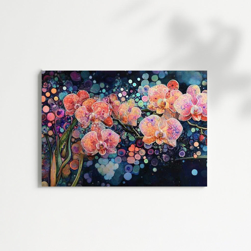 Hypnotic Vortex: Phalaenopsis Orchids in a Floral Dance