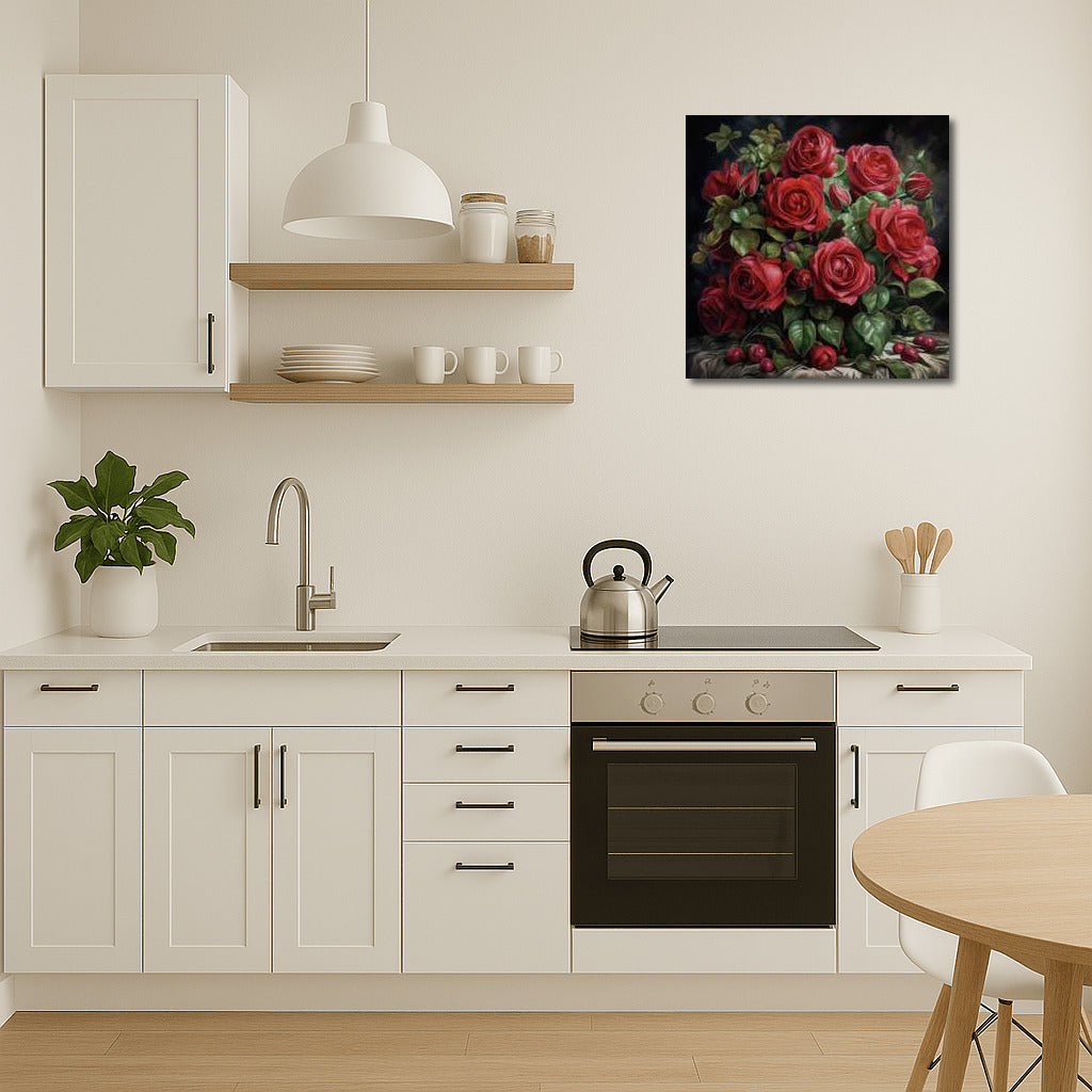 Bouquet Vibration: Lush Red Roses Grand Prix