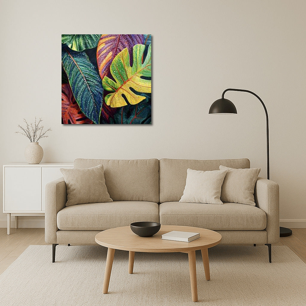 Tropical Flower Paradise: Monstera and Calathea for Interior