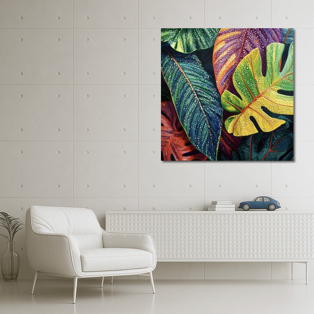 Tropical Flower Paradise: Monstera and Calathea for Interior