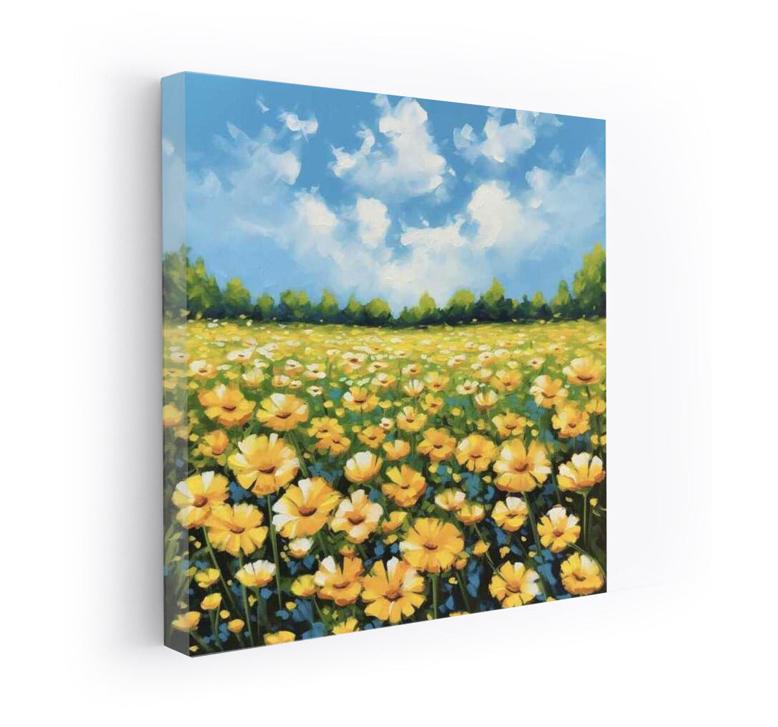 Vibrant Field of Coreopsis: Floral Magic for Your Home