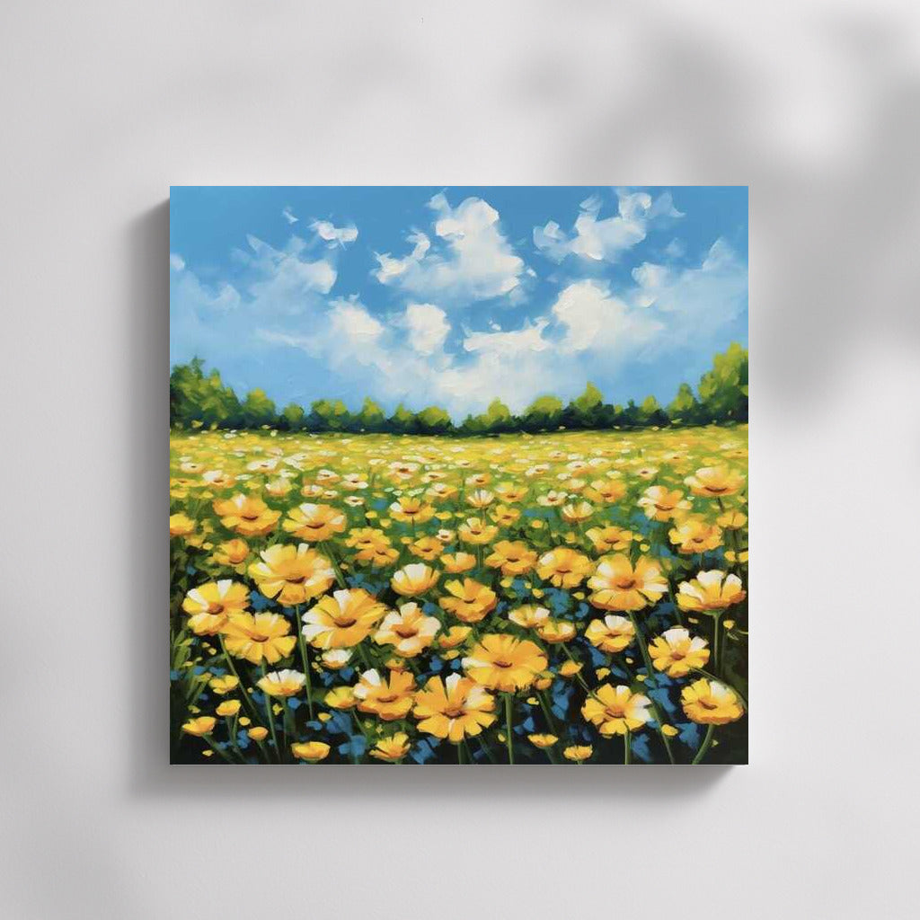 Vibrant Field of Coreopsis: Floral Magic for Your Home