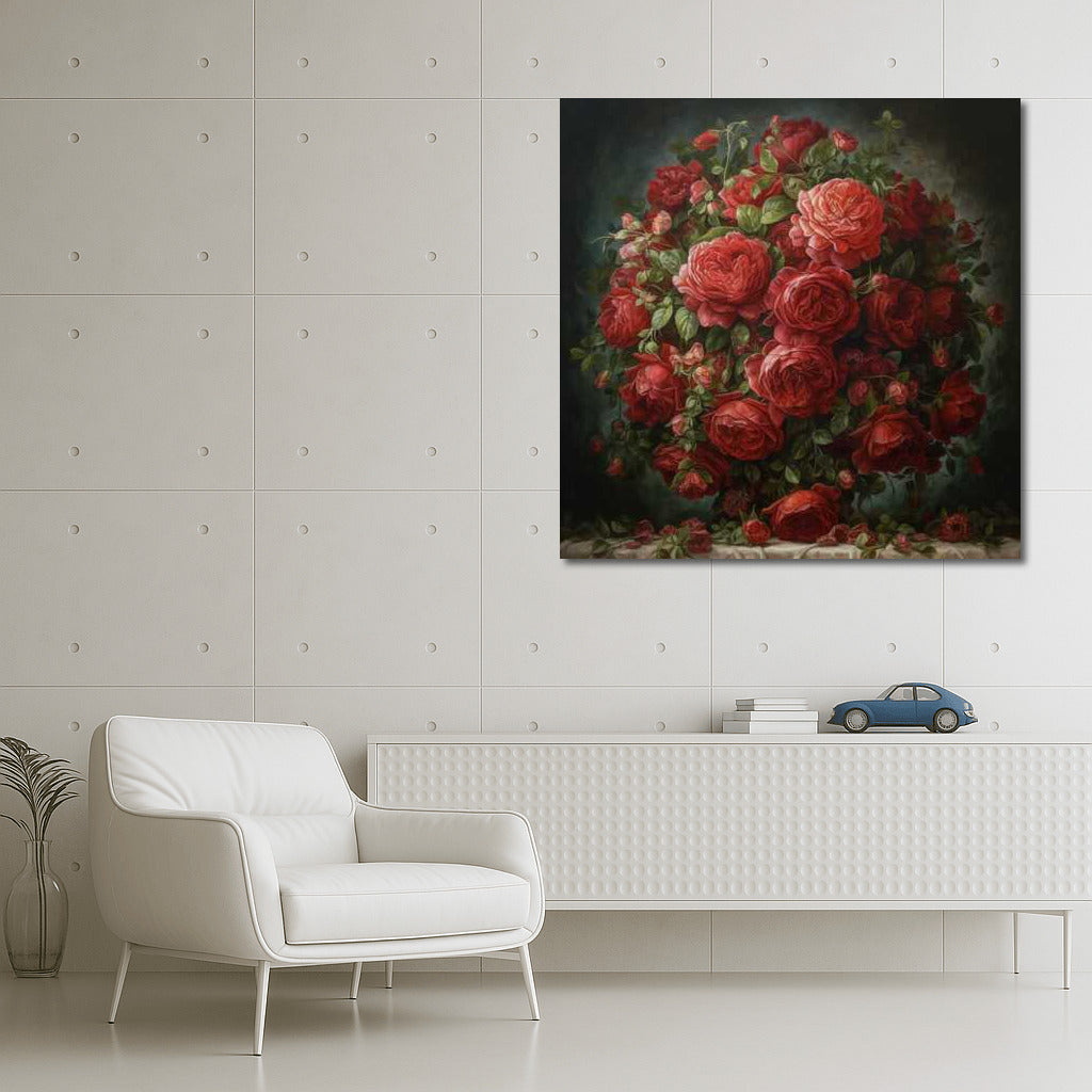 Bright Bouquet of Red Roses: Elegance and Vivacity