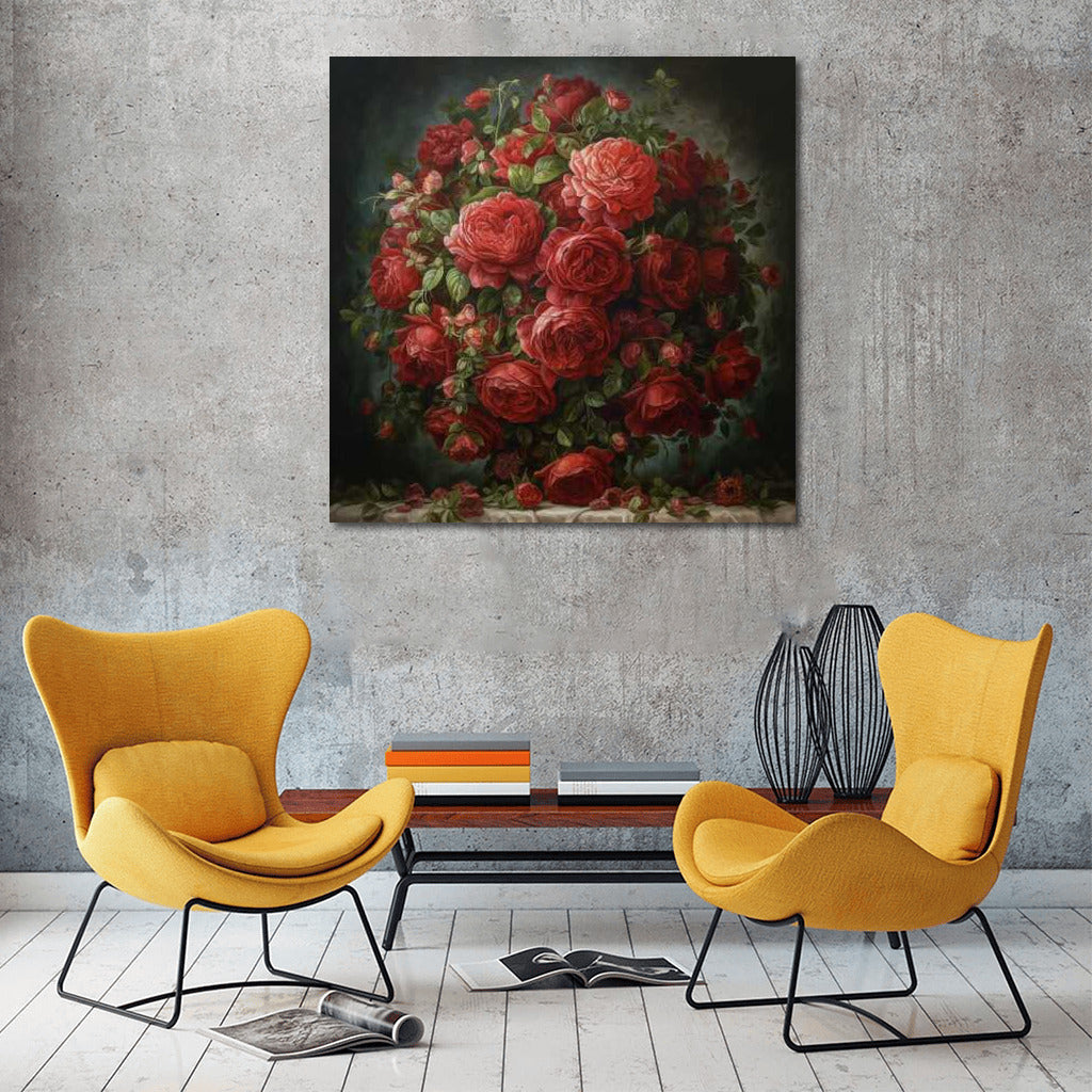 Bright Bouquet of Red Roses: Elegance and Vivacity