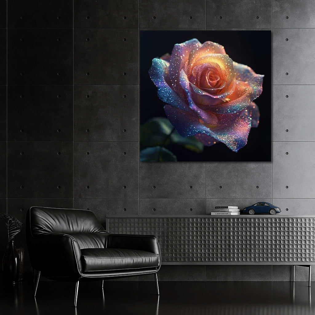 Rainbow Rose Magic: Vibrant Flowers