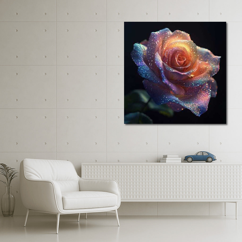 Rainbow Rose Magic: Vibrant Flowers