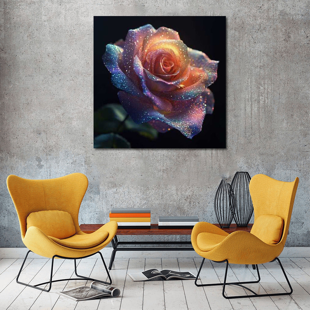 Rainbow Rose Magic: Vibrant Flowers