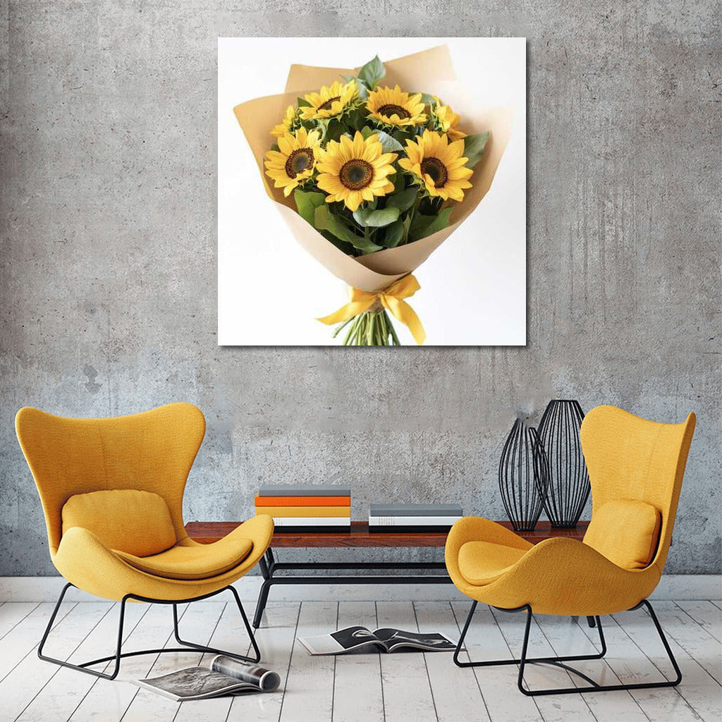 Sunny Mood: Bright Yellow Sunflowers