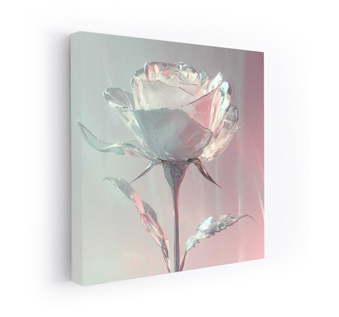 Crystal White Rose: Elegance and Tenderness