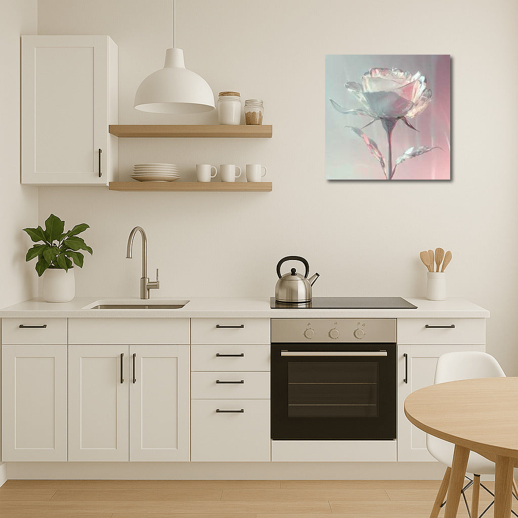 Crystal White Rose: Elegance and Tenderness