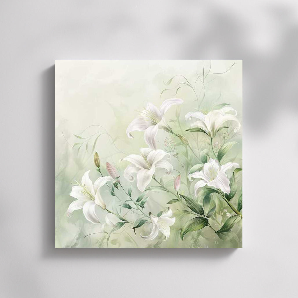 White Casablanca Lilies: Freshness and Tranquility of Nature