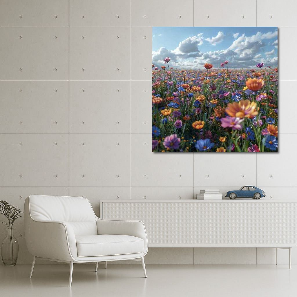 Cosmos Flower Field: Harmony and Beauty in Nature