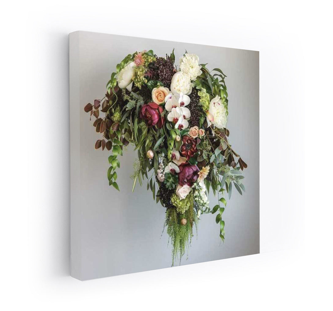 Delicate Peonies and Orchids: Elegant Floral Decor