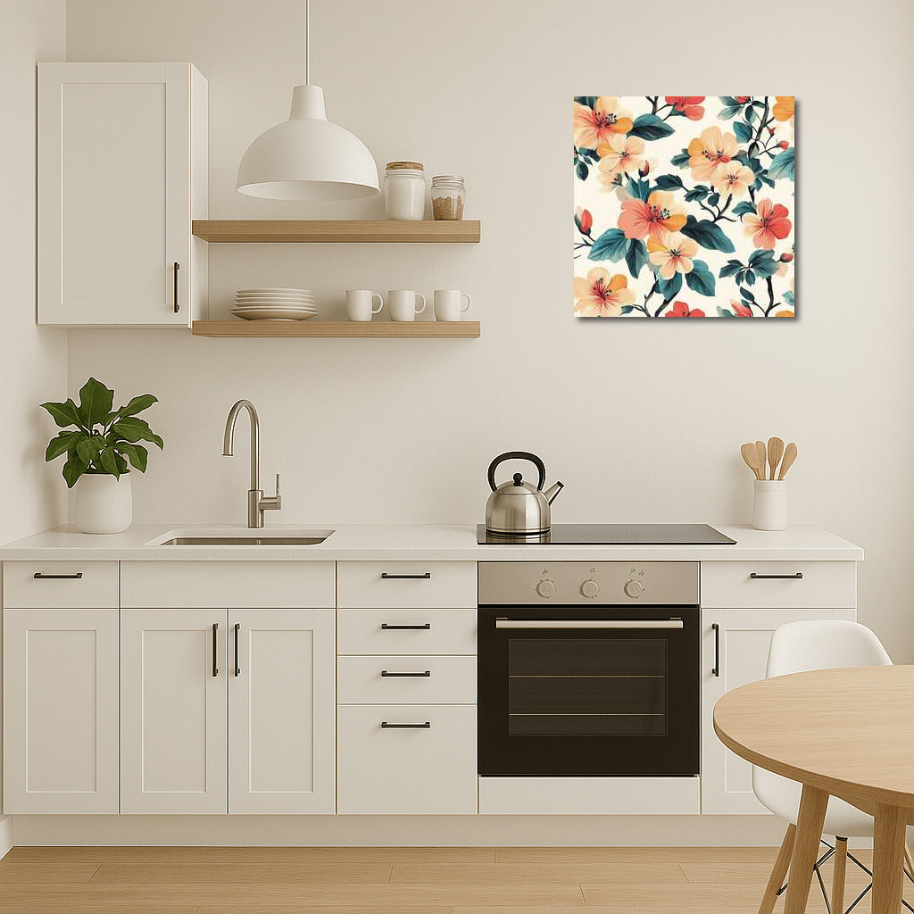 Floral pattern with peonies: Elegance and harmony