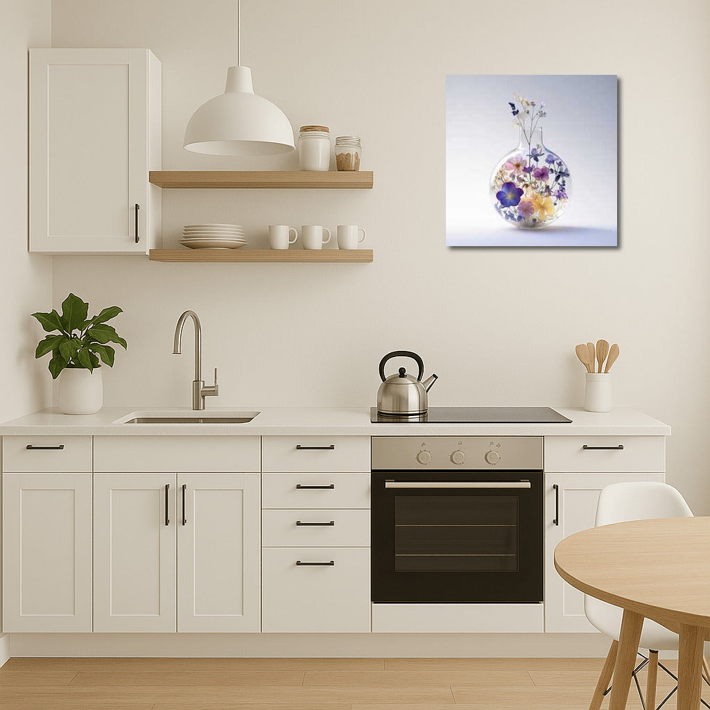 Peonies in a Glass Vase: Elegance and Freshness