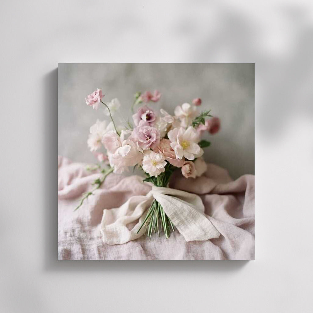 Delicate Bouquet: Small Roses and Lilies