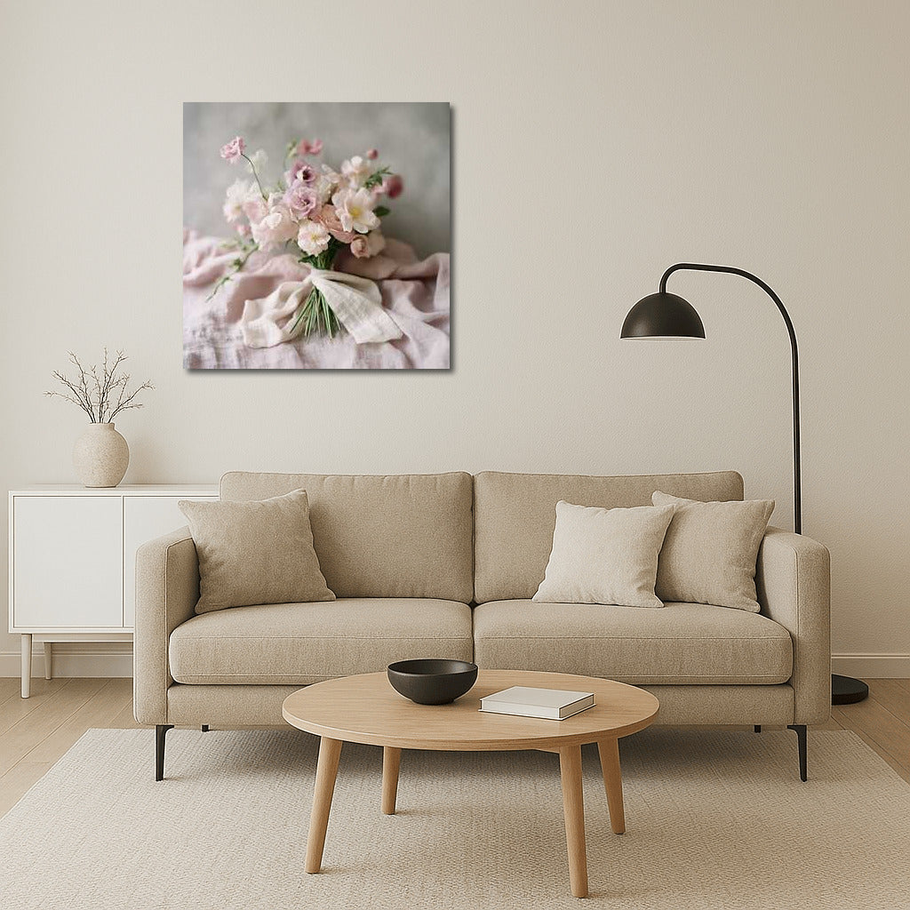 Delicate Bouquet: Small Roses and Lilies