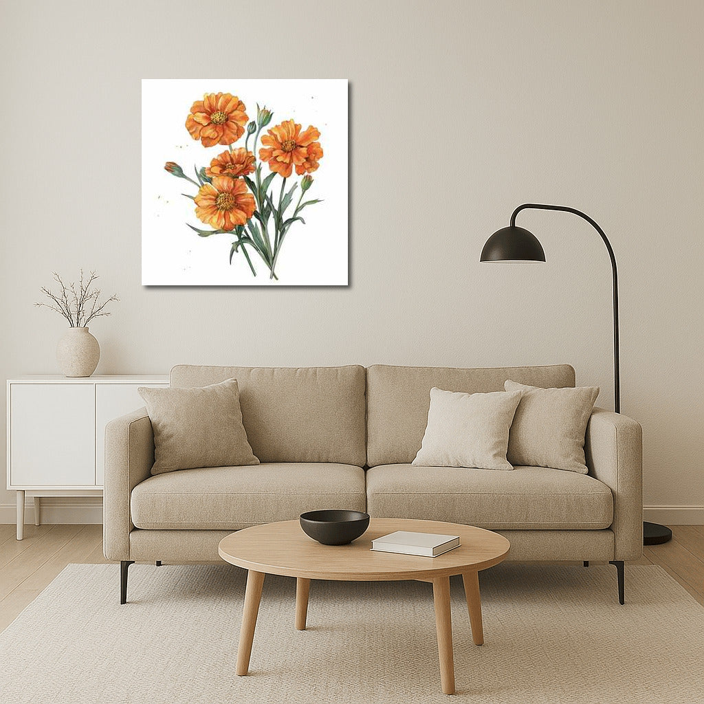 Bouquet of Marigolds: Marigolds in the Sun