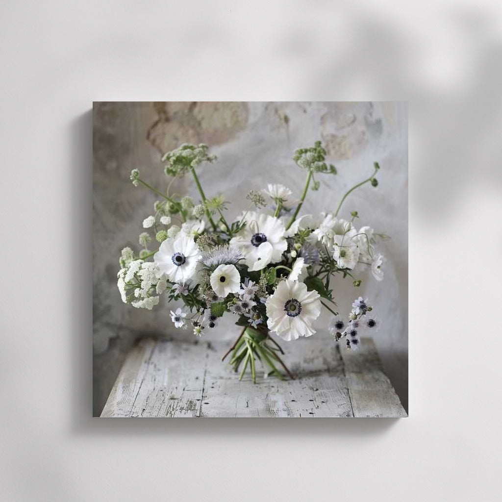 Minimalist Bouquet: Daisies and Lilies