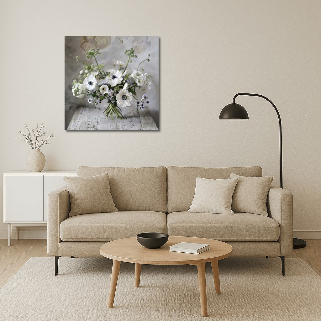 Minimalist Bouquet: Daisies and Lilies