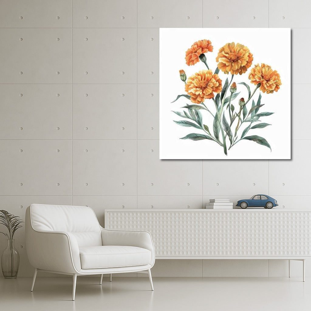 Marigold Bouquet: Bright Flowers for the Interior