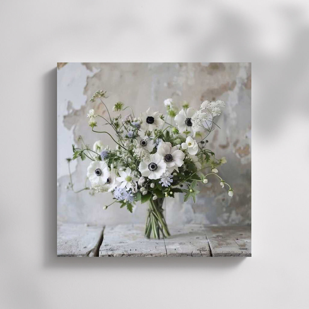 Minimalist Peony Bouquet: Floral Charm