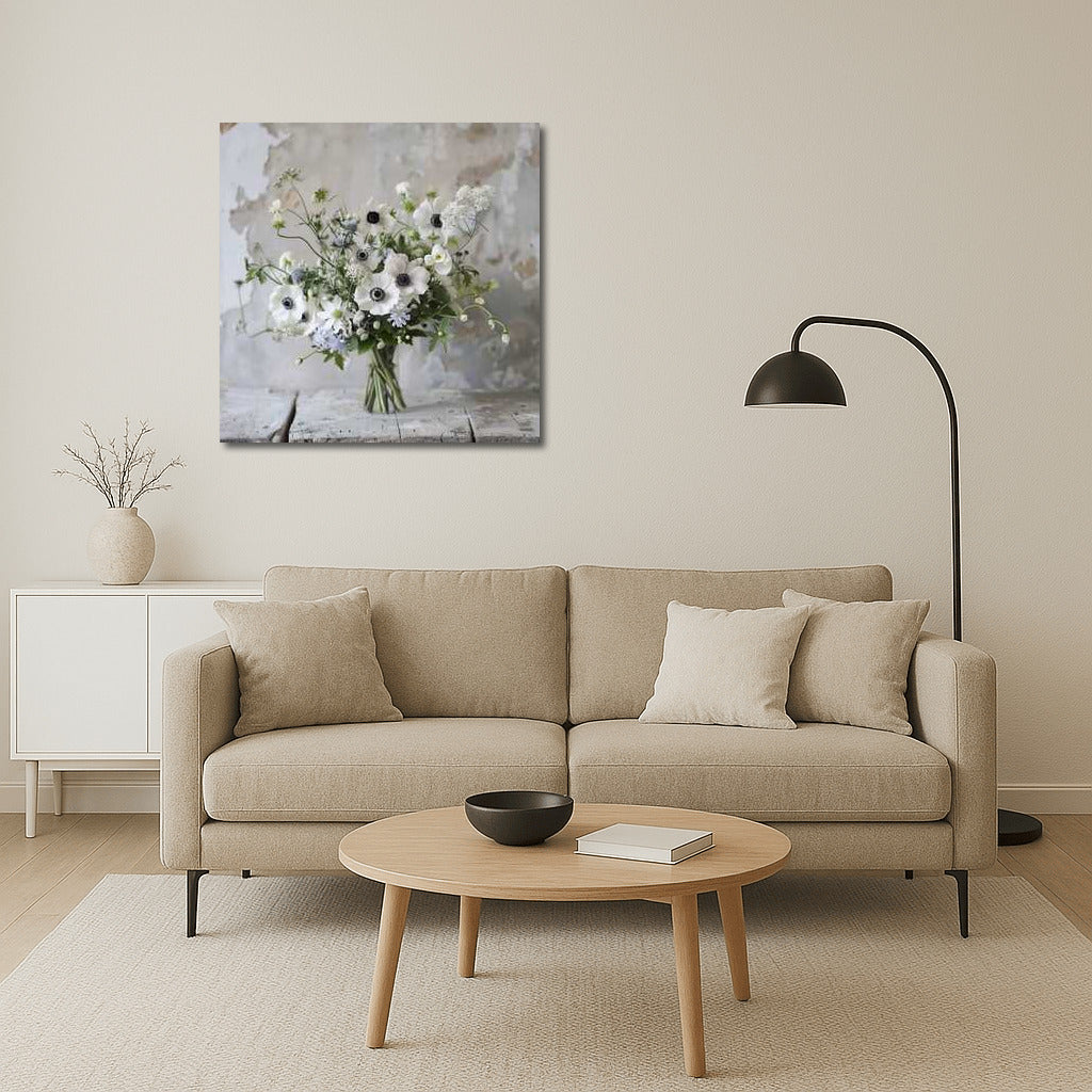 Minimalist Peony Bouquet: Floral Charm