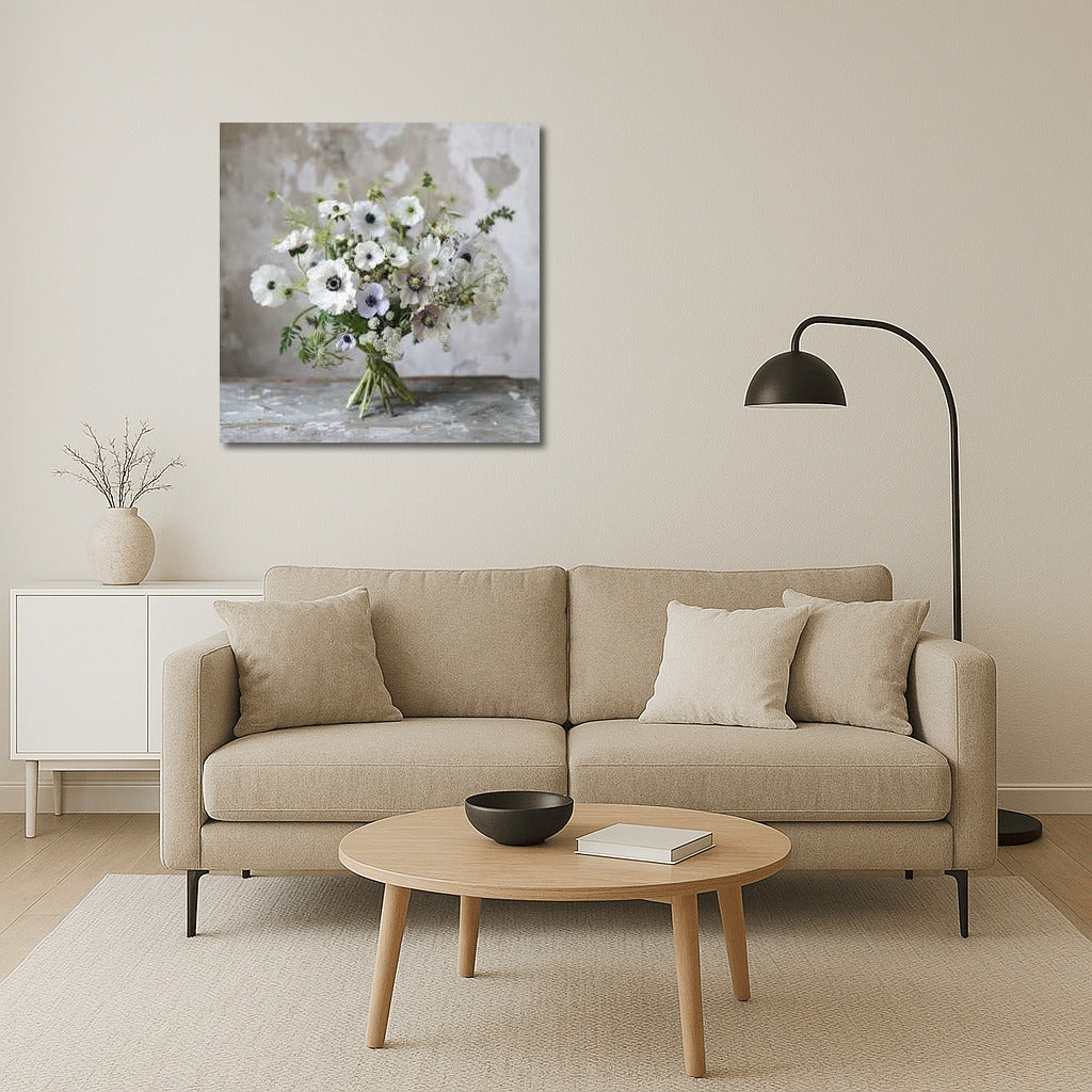 Minimalist Bouquet: Three Rose Flowers